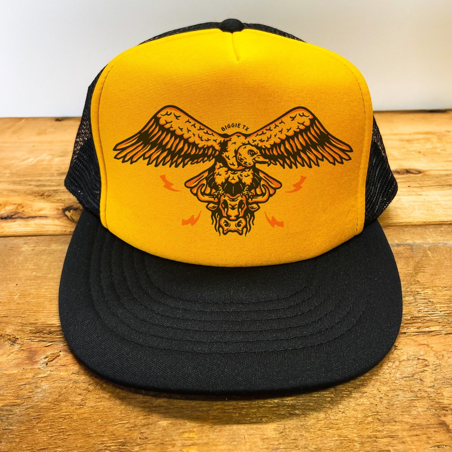 Big Texas Vulture Design Trucker Hat - Hats - BIGGIE TX (5857469726876)