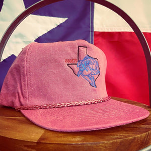 BIGGIE TX - Bass Fishing/Texas Design on Classic Snapback Hat - Various Colors - Hats - BIGGIE TX (5752601149596)