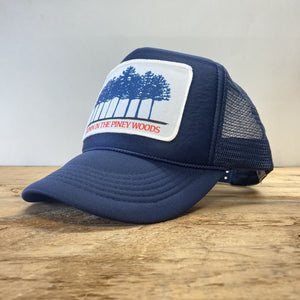 BIGGIE TX - "Grown In The Piney Woods" Patch on Big Trucker Hat - Hats - BIGGIE TX (5998977351836)