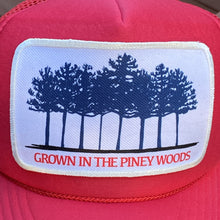 Load image into Gallery viewer, BIGGIE TX - &quot;Grown In The Piney Woods&quot; Patch on Lil&#39;BIGGIE Size Trucker Hat - Hats - BIGGIE TX (5880296997020)
