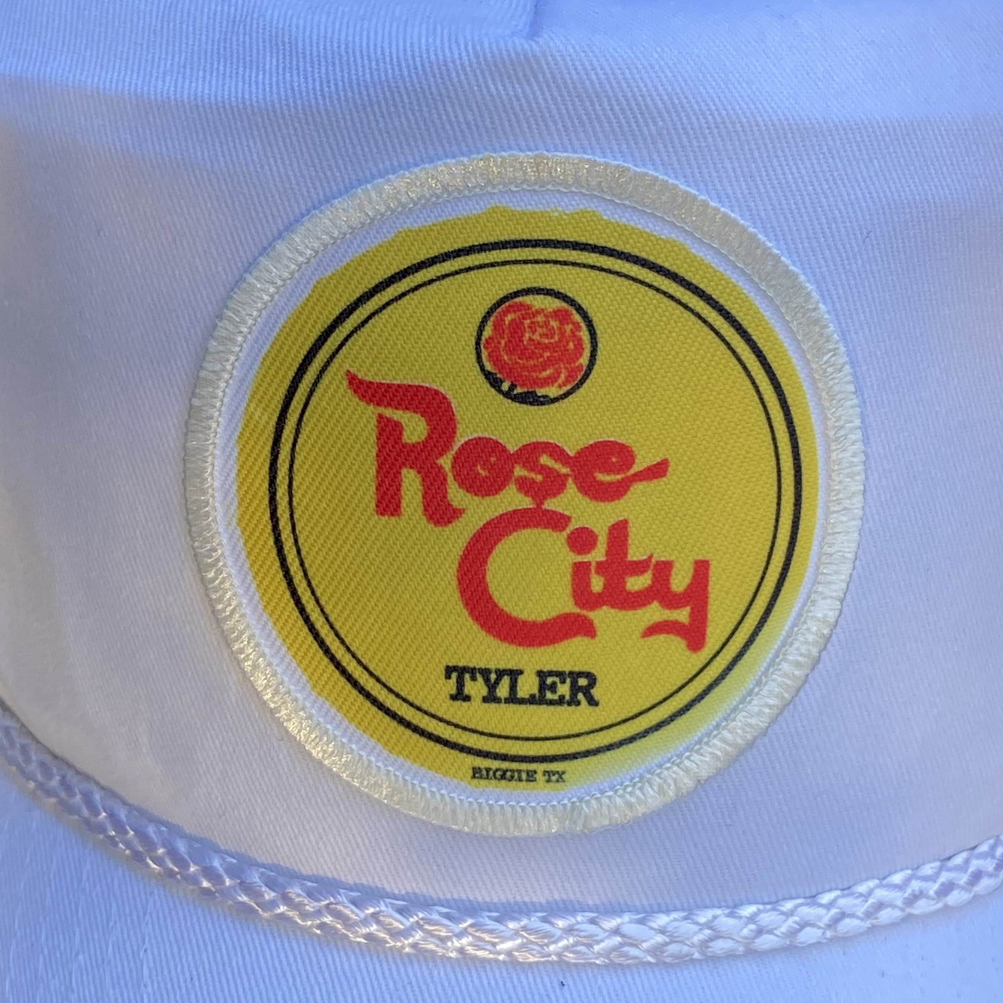 Classic Rose City (Tyler, TX) Patch on Golf Hat with Braided Rope Trim –  BiggieTexas