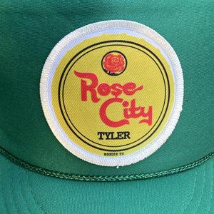 BIGGIE TX - Rose City (Tyler, TX) Original Design on Big Trucker Hat with Custom Patch - Hats - BIGGIE TX (5754859421852)