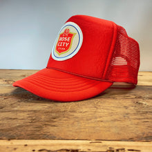 Load image into Gallery viewer, BIGGIE TX - Rose City (Tyler, TX) Original Design on Big Trucker Hat with Custom Patch - Hats - BIGGIE TX (5779237568668)
