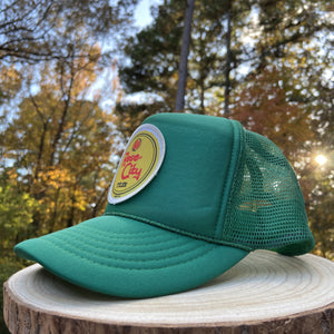 BIGGIE TX - Rose City (Tyler, TX) Original Design on Big Trucker Hat with Custom Patch - Hats - BIGGIE TX (5754859421852)