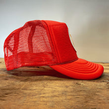 Load image into Gallery viewer, BIGGIE TX - Rose City (Tyler, TX) Original Design on Big Trucker Hat with Custom Patch - Hats - BIGGIE TX (5779237568668)
