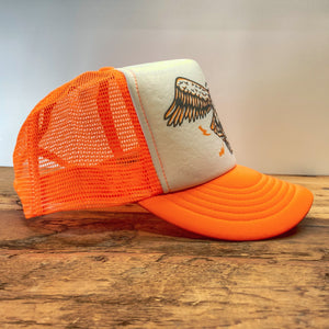 BIGGIE TX - Texas Vulture Design on Big Trucker Hat - Hats - BIGGIE TX (5857469726876)