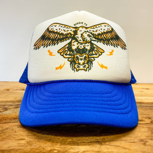 BIGGIE TX - Texas Vulture Design on Big Trucker Hat - Hats - BIGGIE TX (5857469726876)