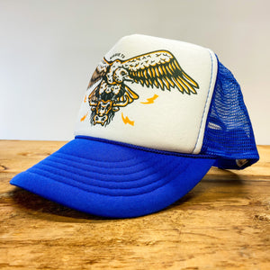 BIGGIE TX - Texas Vulture Design on Big Trucker Hat - Hats - BIGGIE TX (5857469726876)