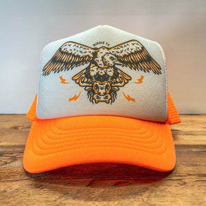 BIGGIE TX - Texas Vulture Design on Big Trucker Hat - Hats - BIGGIE TX (5857469726876)