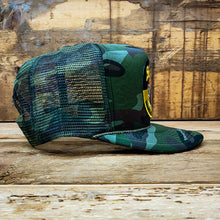 Load image into Gallery viewer, Camo Shiner Bock Trucker Hat with Patch - Hats - BIGGIETX Hats (7469095813276)
