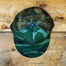 Load image into Gallery viewer, Camo Shiner Bock Trucker Hat with Patch - Hats - BIGGIETX Hats (7469095813276)
