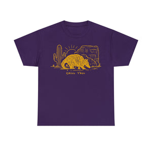 Chill Y'all Armadillo Short Sleeve T-Shirt - Texas Heat - T-Shirt - BiggieTexas