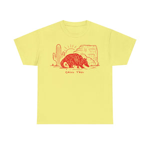 Chill Y'all Armadillo Short Sleeve T-Shirt - Texas Heat - T-Shirt - BiggieTexas