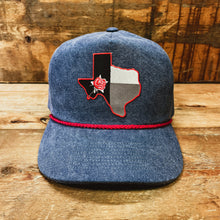 Load image into Gallery viewer, Classic Rope Hat with Texas Red Rose Patch - Hats - BIGGIETX (7199870648476)
