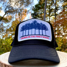 Load image into Gallery viewer, Grown In The Piney Woods Patch Trucker Hat - Hats - BIGGIETX (5998977351836)
