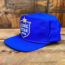 Load image into Gallery viewer, Lone Star Light Patch Hat with Leather Strap &amp; Brass Buckle - Hats - BIGGIETX Hats (7503396733084)

