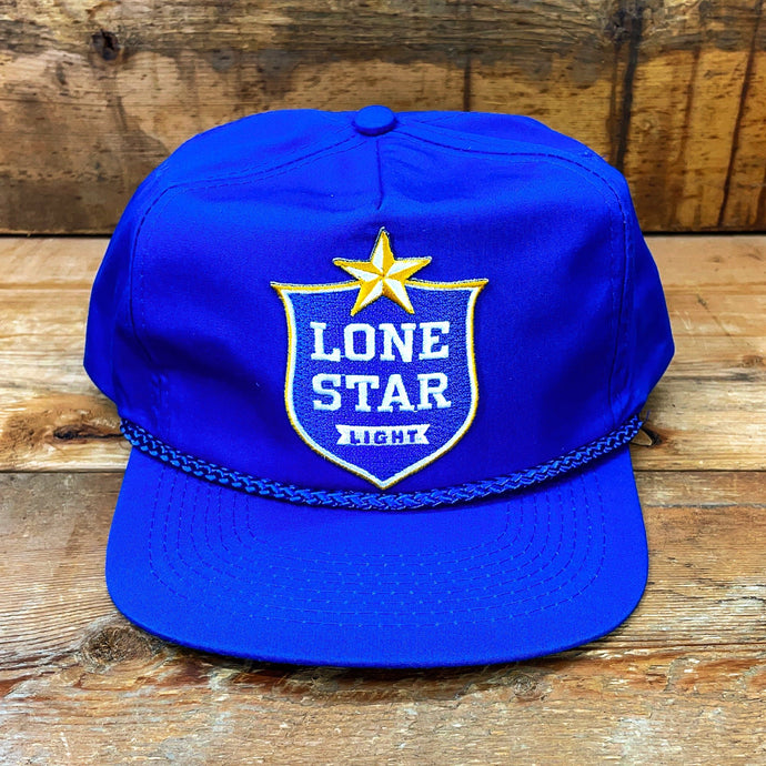 Lone Star Light Patch Hat with Leather Strap & Brass Buckle - Hats - BIGGIETX Hats (7503396733084)