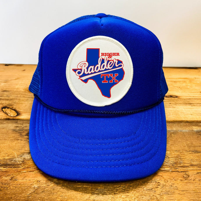 Regular Size ‚ÄúBigger & Radder TX‚Äù Patch Trucker Hat - Hats - BIGGIE TX (6204755574940)