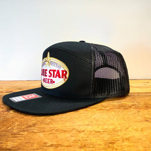 Richardson Flat Bill Snapback with Lone Star Beer Patch - Hats - BIGGIE TX (6709219197084)