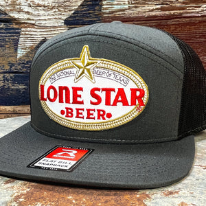 Richardson Flat Bill Snapback with Lone Star Beer Patch - Hats - BIGGIETX (6709219197084)