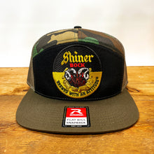 Load image into Gallery viewer, Richardson Flat Bill Snapback with Shiner Bock Patch - Hats - BIGGIETX (6728543928476)
