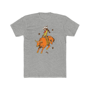 Rodeo Cowgirl T-Shirt - Bullrider Cowgirl - T-Shirt - BiggieTexas