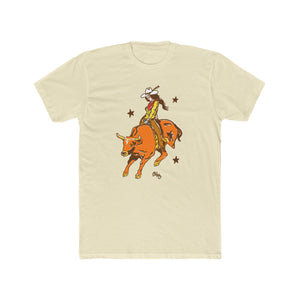 Rodeo Cowgirl T-Shirt - Bullrider Cowgirl - T-Shirt - BiggieTexas