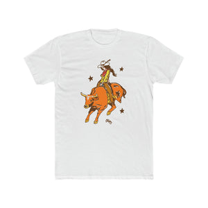 Rodeo Cowgirl T-Shirt - Bullrider Cowgirl - T-Shirt - BiggieTexas