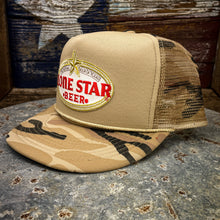 Load image into Gallery viewer, Rope Hat with Lone Star Beer Patch - Hats - BiggieTexas
