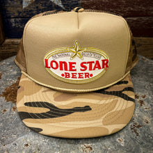 Load image into Gallery viewer, Rope Hat with Lone Star Beer Patch - Hats - BiggieTexas
