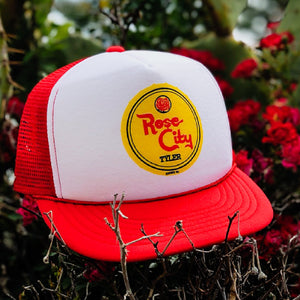 Rose City (Tyler, TX) Trucker Hat - Hats - BIGGIETX Hats (5754855587996)