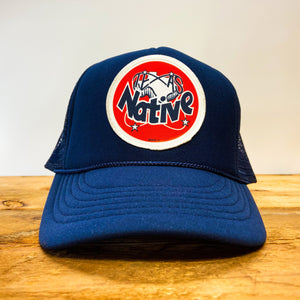 Small Texas Native Patch Trucker Hat - Hats - BIGGIE TX (6071556145308)